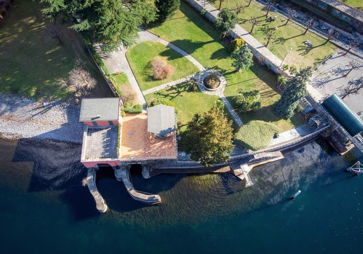 Villa Liberty an der Seefront bei Faggeto Lario