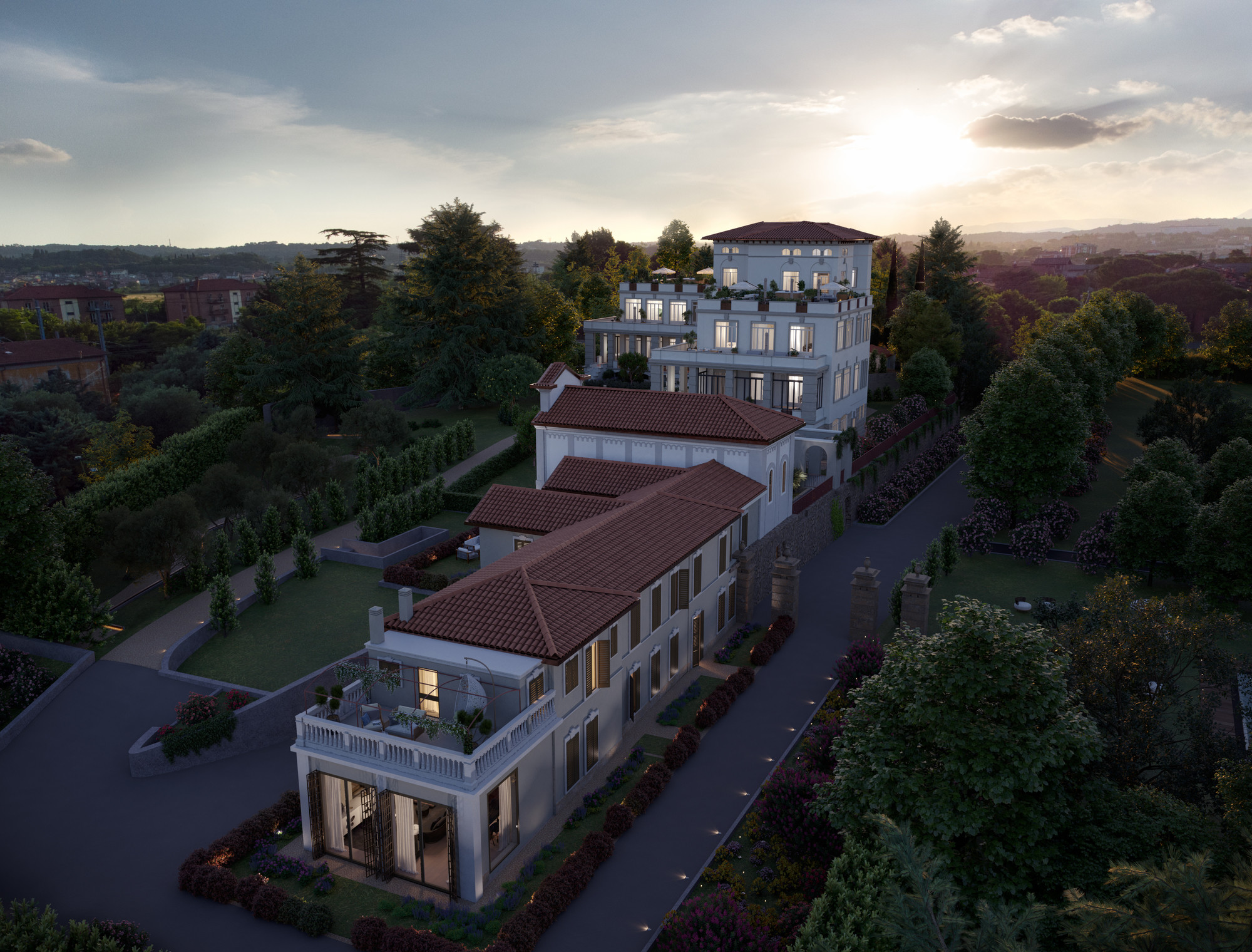 Villa Del Sole, extra-luxuriöses Dachgeschoss