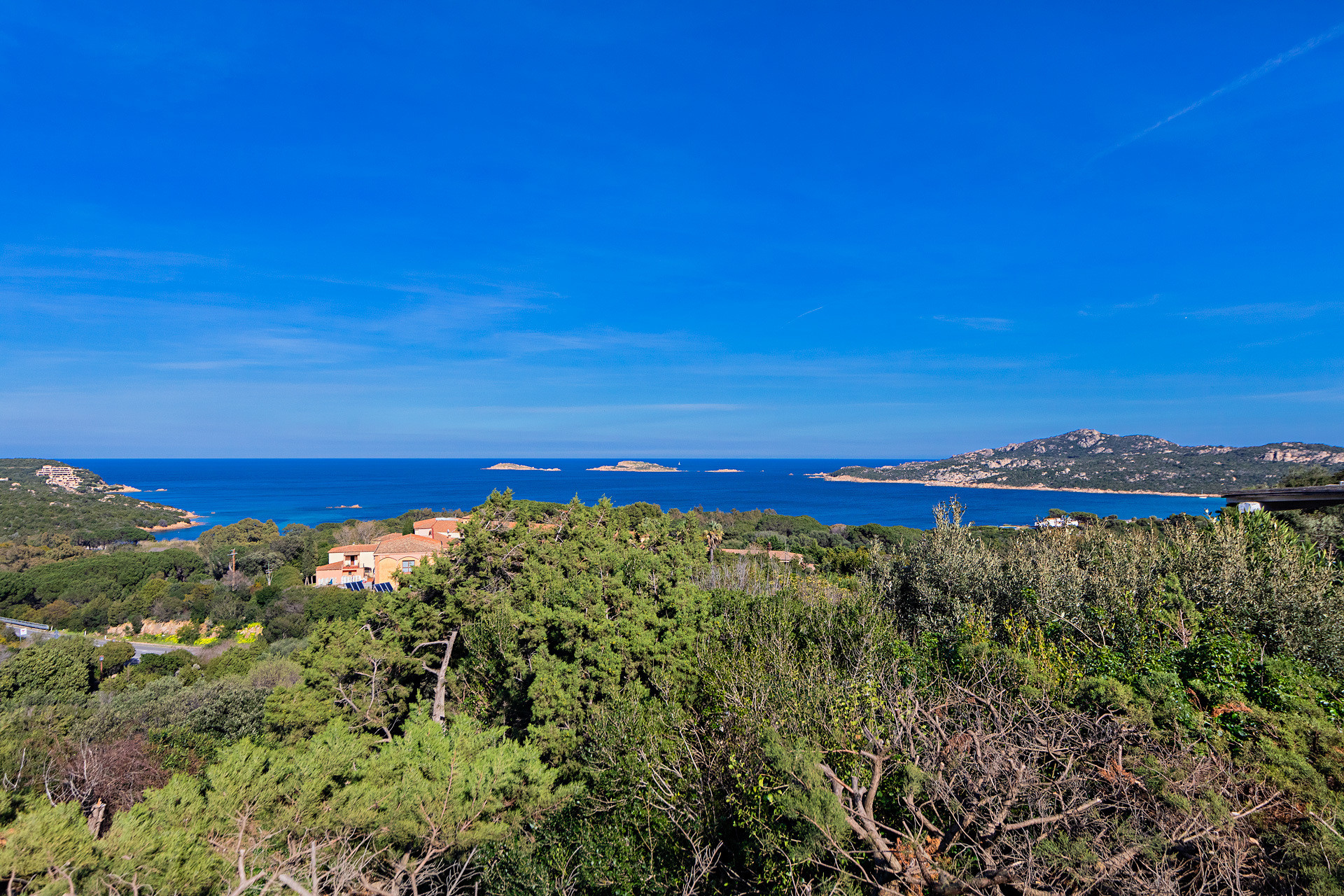 Villa mit Blick über den Golf von Pevero