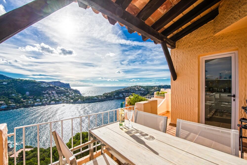 Wohnung auf Mallorca - Sonniges Apartment mit Meerblick in Port Andratx