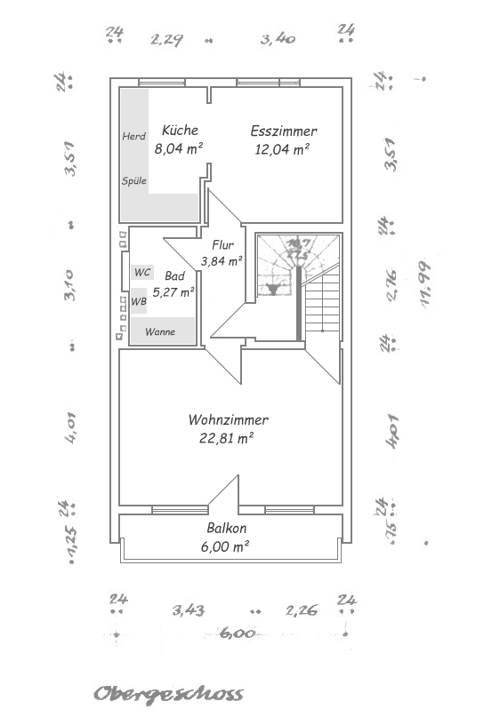 1A Immobilien Grundriss