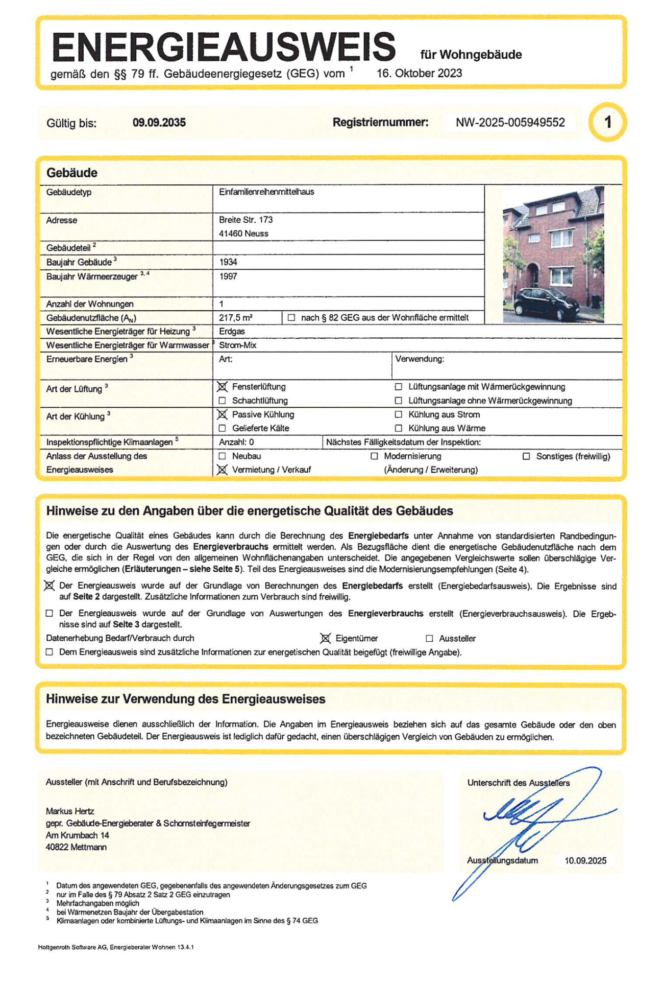 Energieausweis 1