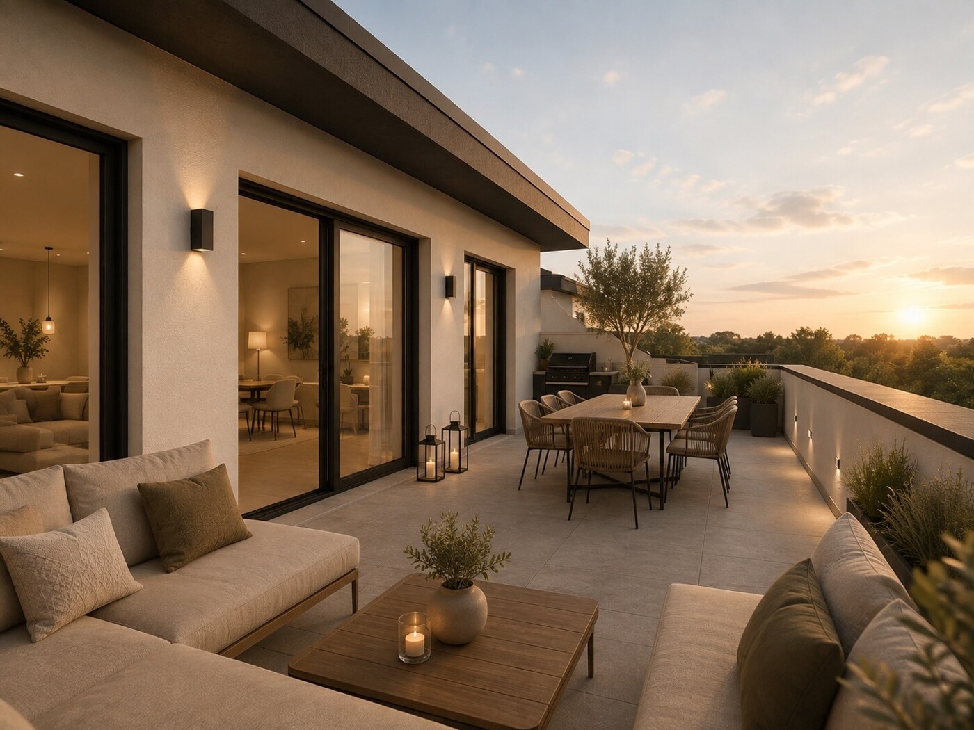 Dachterrasse