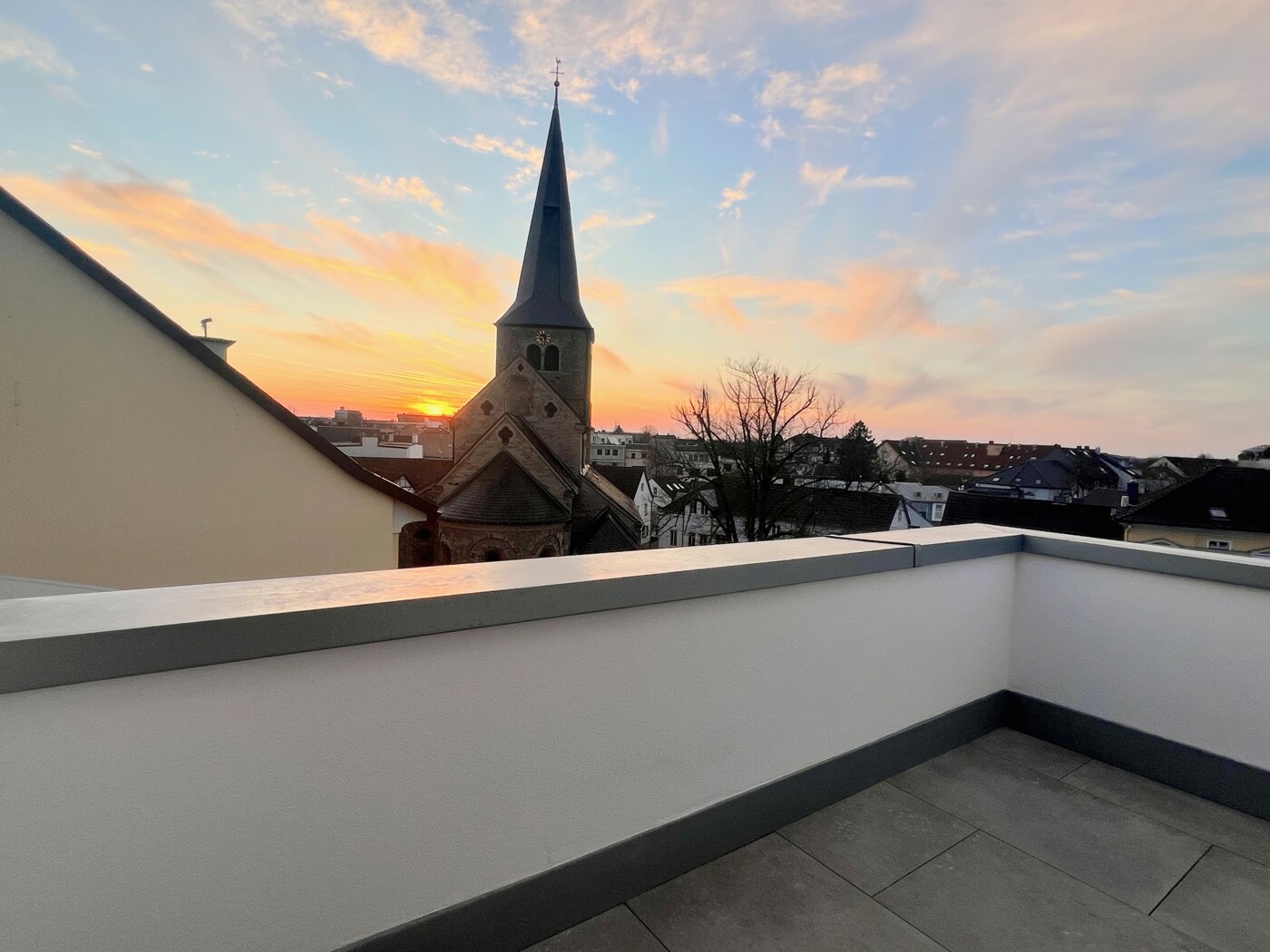 Privatterasse mit Ausblick