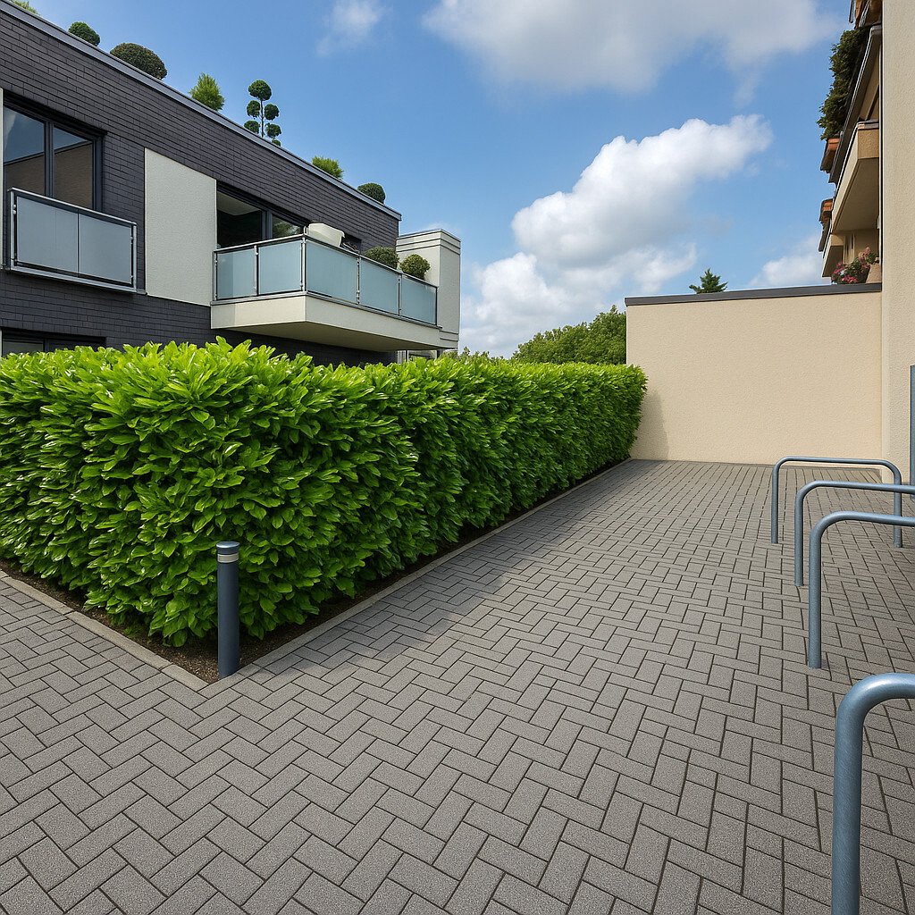 Hinterer Gartenbereich, Außenansicht