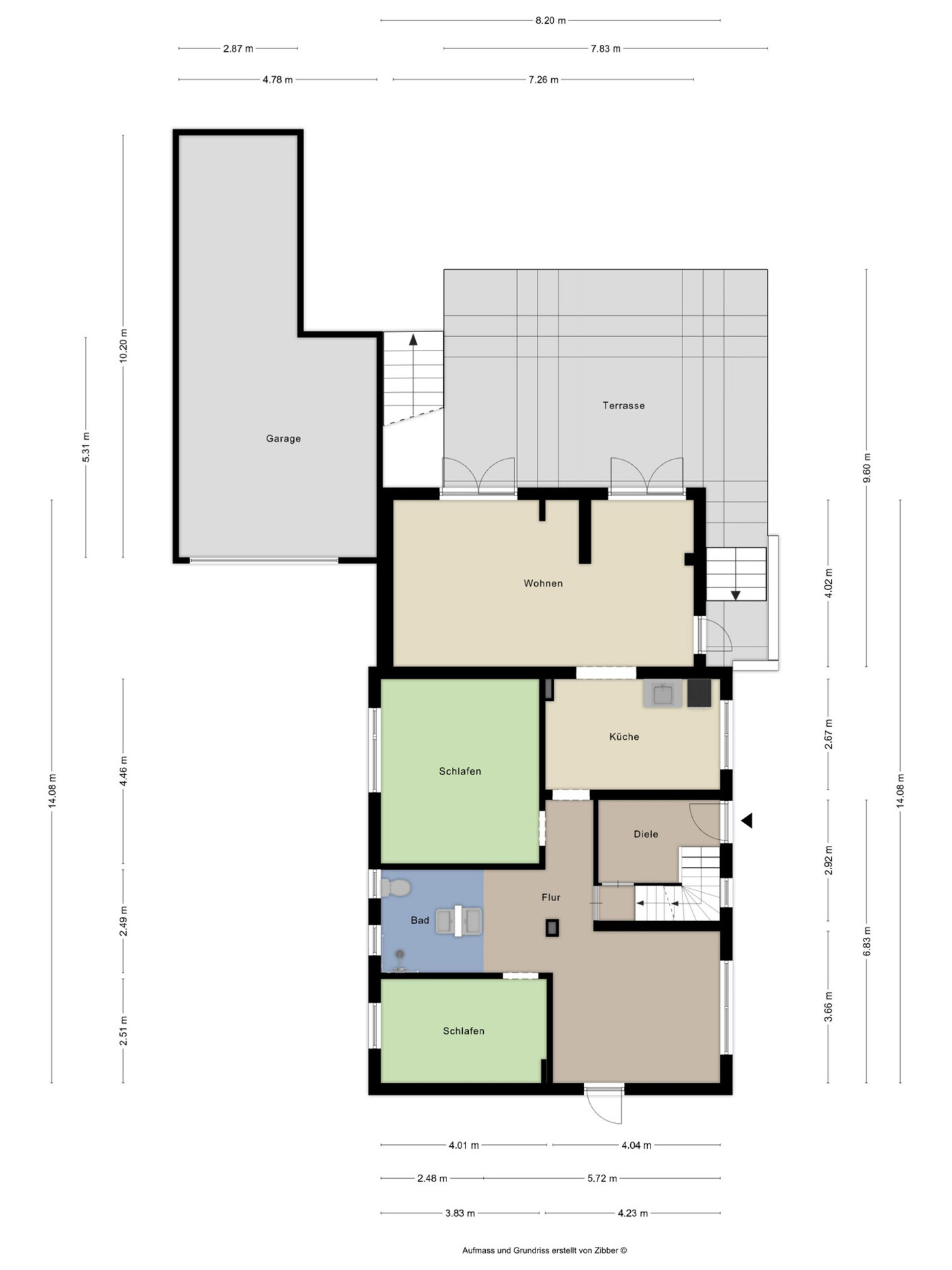 Grundriss ERDGESCHOSS