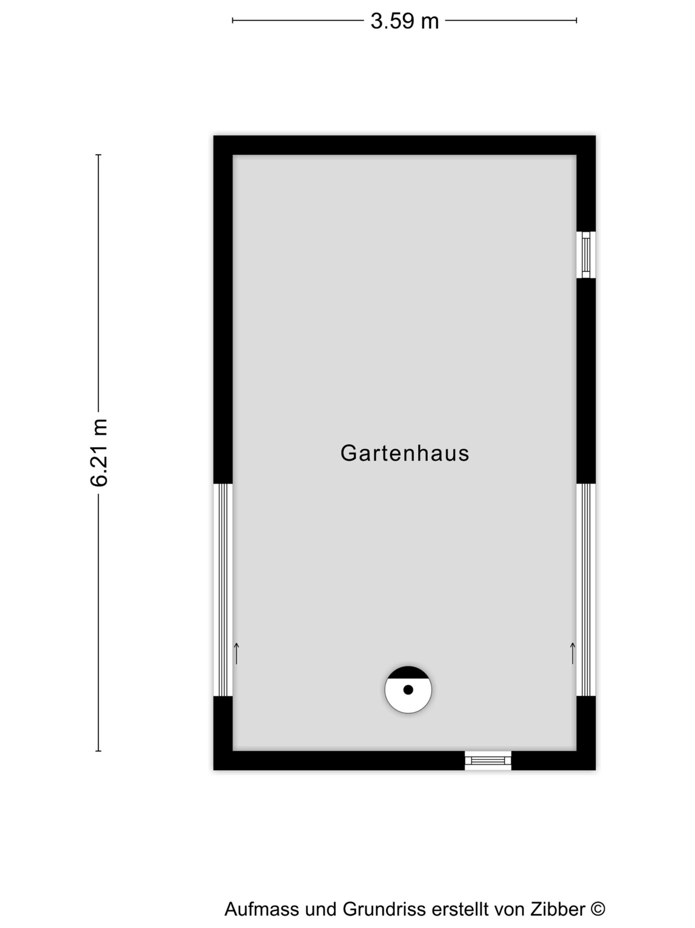 Grundriss GARTENHAUS