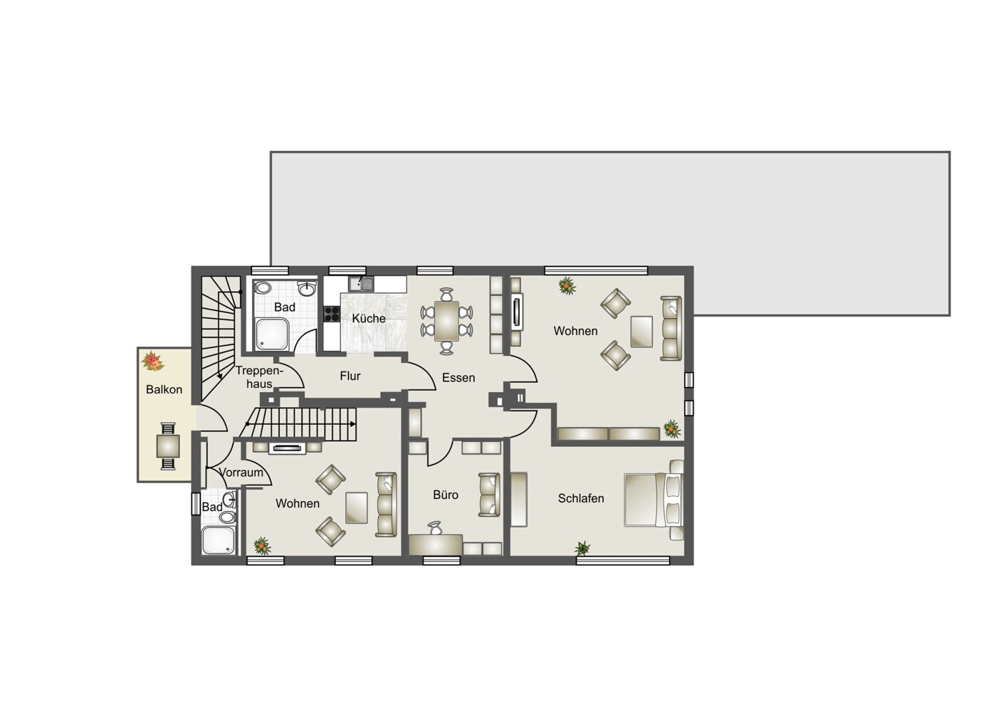 Wohnung & Apartment 1.Etage 
