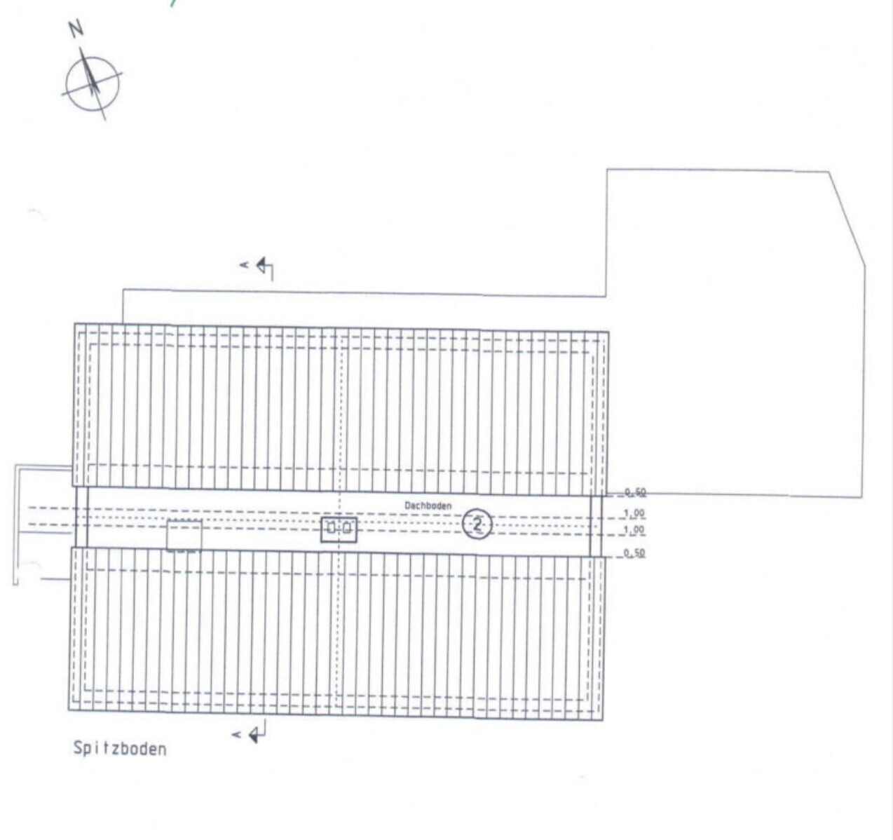 Grundriss Spitzboden