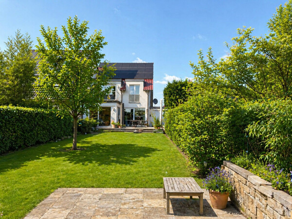 Gartenansicht Haus