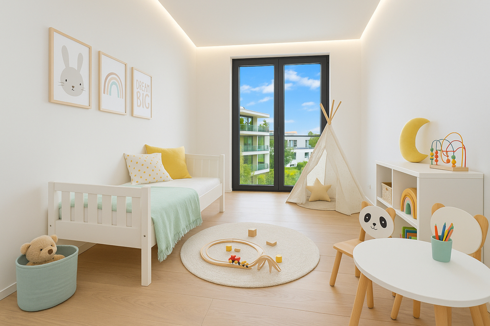 3. Virtual möbliert - Kind