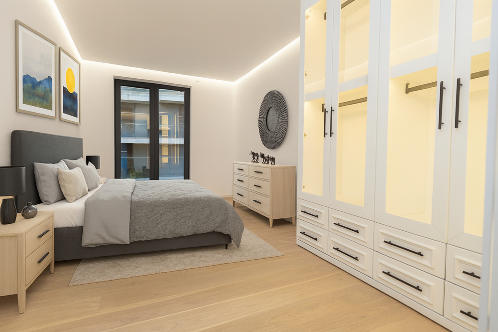 2. Schlafen Virtual möbliert