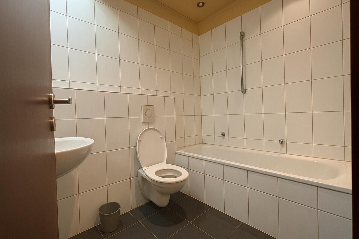 ohne Möbel - KI generiert