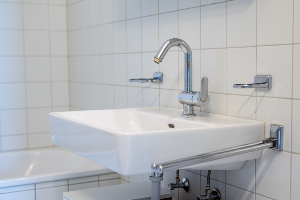 Das Bad ist in gepflegtem Zustand