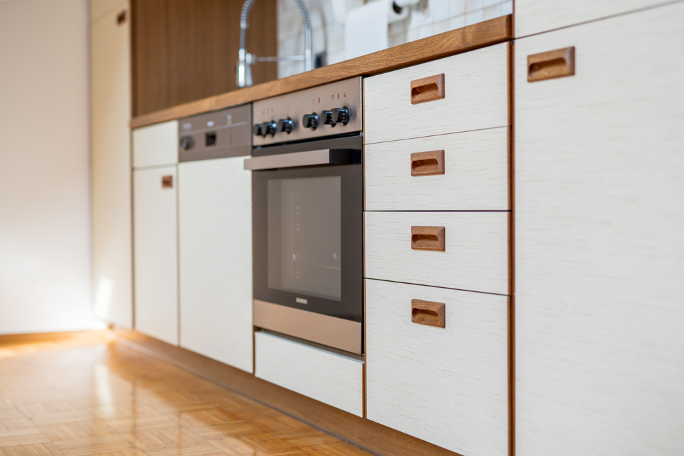 Die Küche befindet sich in gepflegtem Zustand