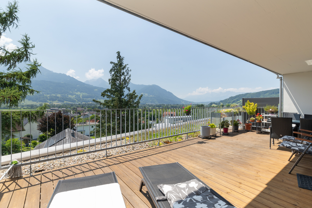 Terrasse mit Ausblick