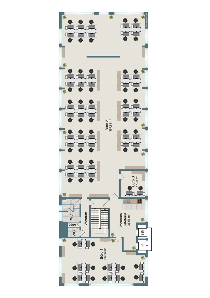 Grundriss 3. Obergeschoss