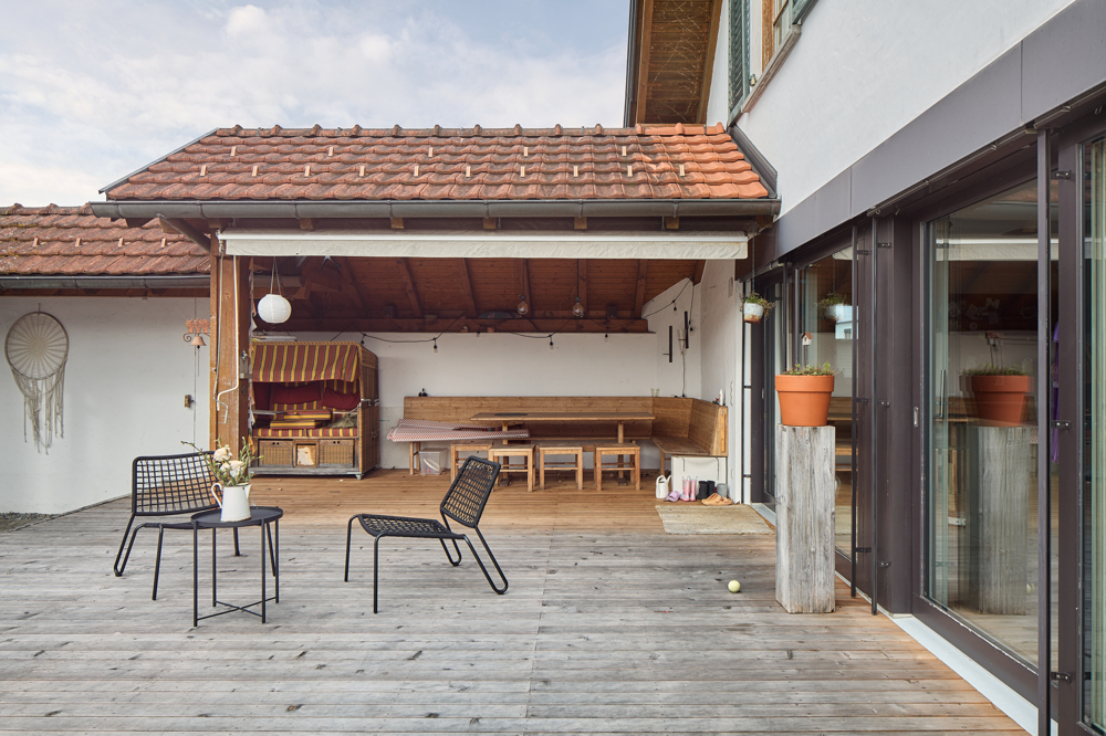 Schöne Terrasse