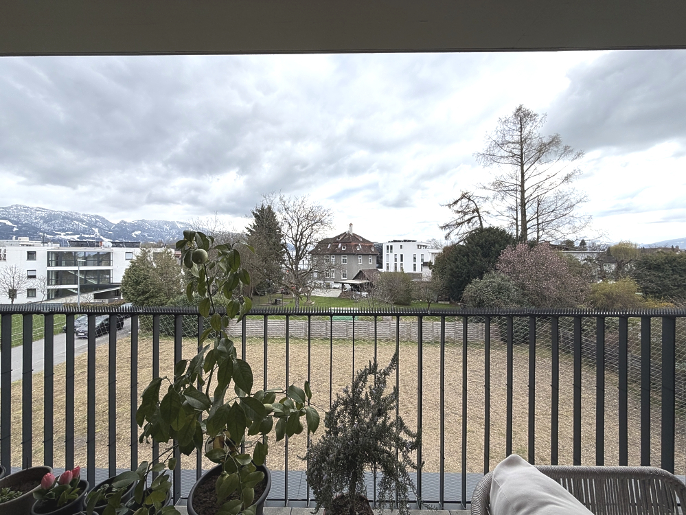 Ausblick Balkon