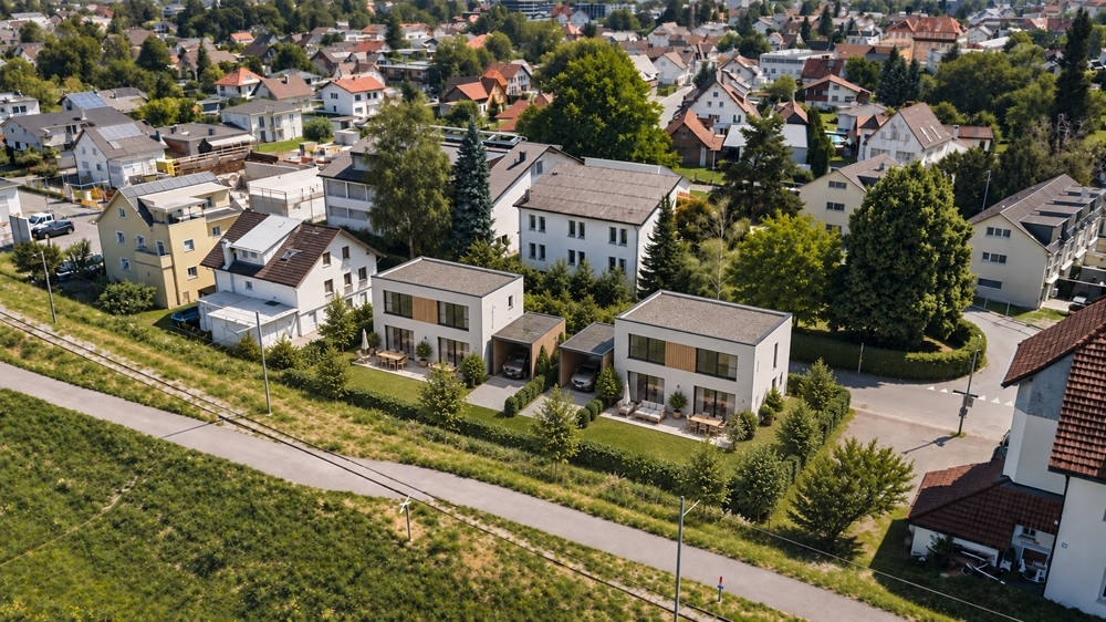 So könnte ihr Doppelhaus aussehen