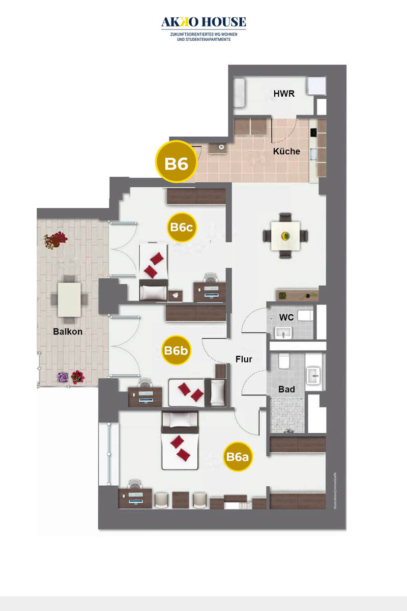 B6 GRUNDRISS