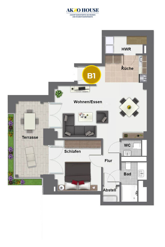 B1 GRUNDRISS