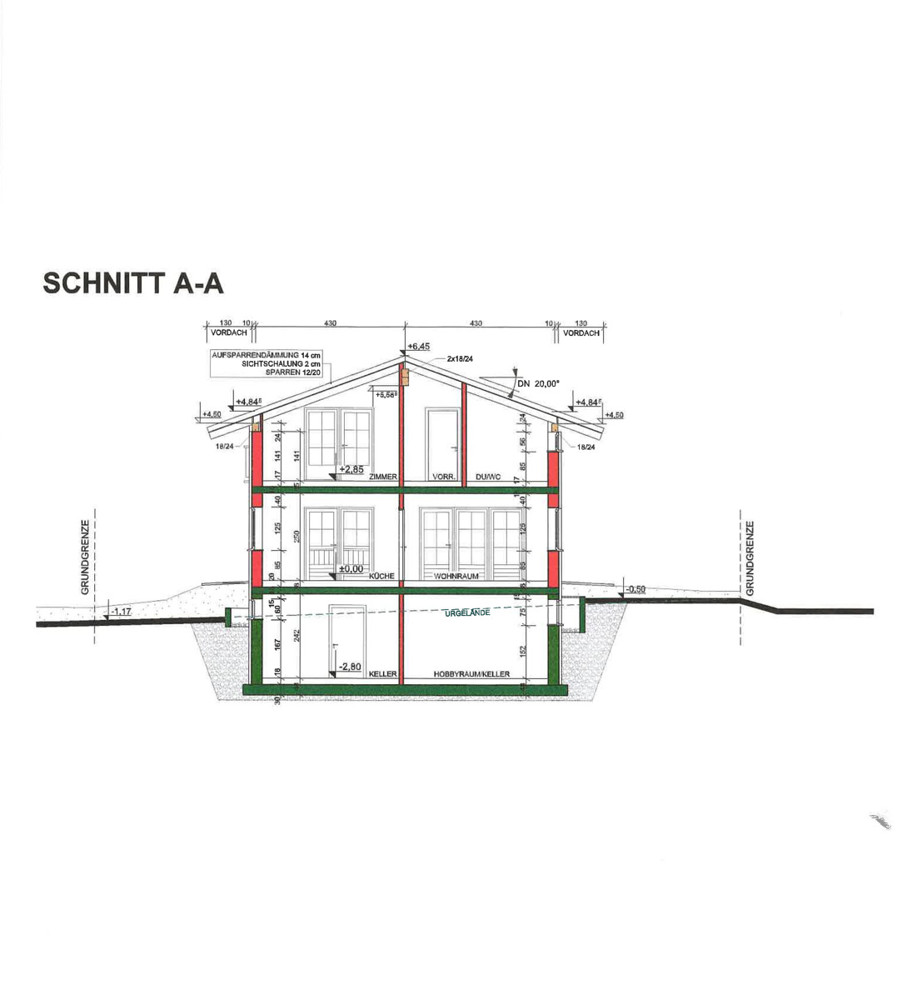 Schnitt Brixen im Thale