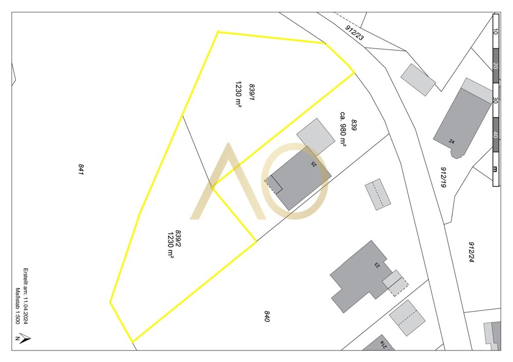 1a Baugrund 2460 m² in Kiefersfelden 839-1 und 839-2