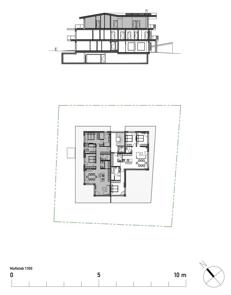 DG Top 8-  111 m² Offenes Raumwunder mit 3 Schlafzimmern, 2 Bädern, 3 WCs, 87 m² Terrasse