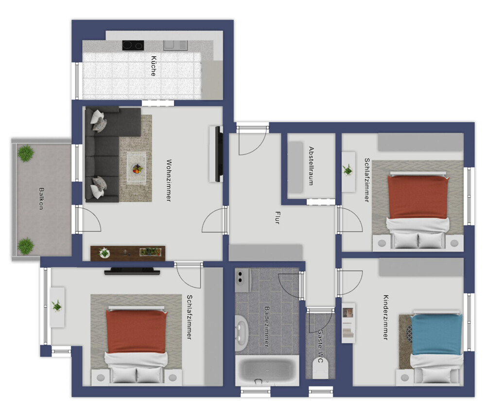 Guter Schnitt und viel Platz für die Familie