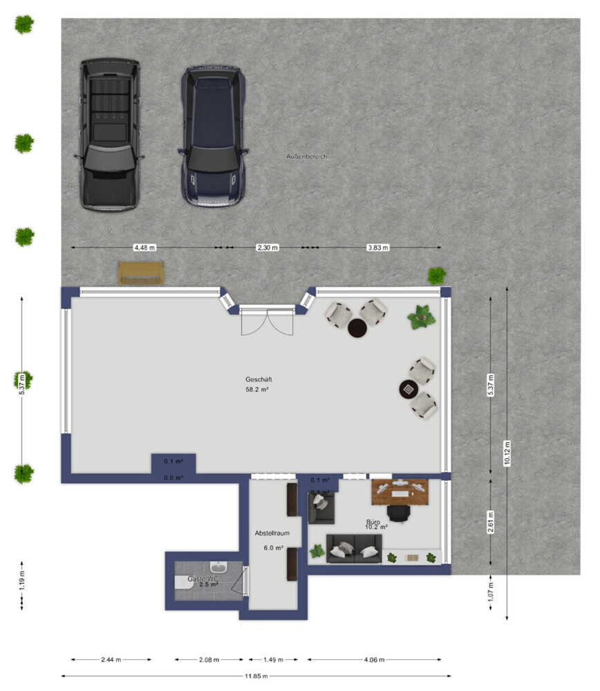 Der Plan zu meinem Erfolg mit Ca.-Maßen!