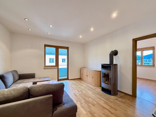 Wohnzimmer mit Kaminofen