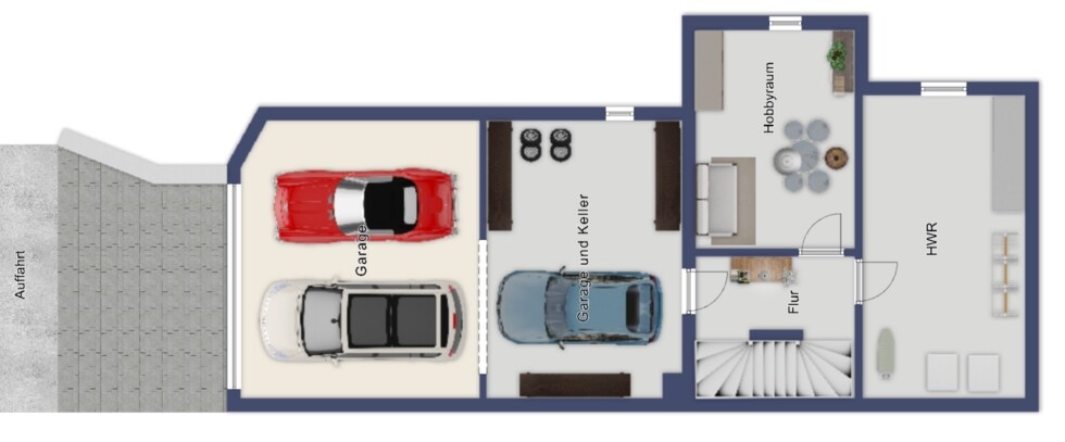 KG Viel Platz für Autos Räder und Sportausrüstungen