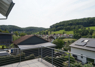 Blick vom Balkon Richtung Wasserschloss