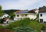 Blick v. Balkon zur Strasse 