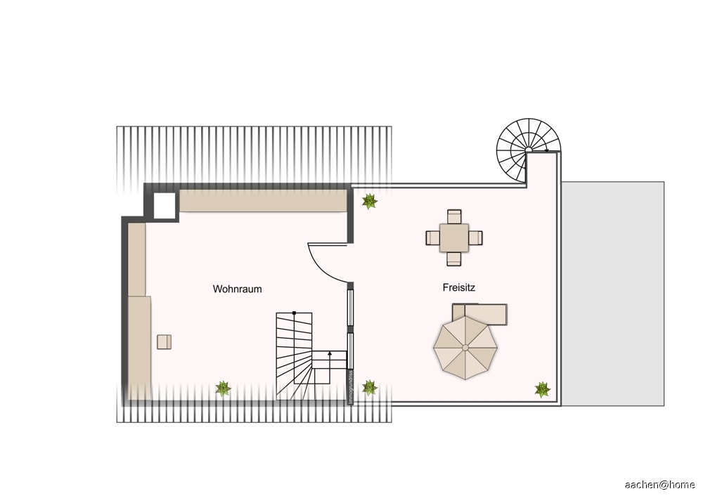 Obere Etage Wohnhaus