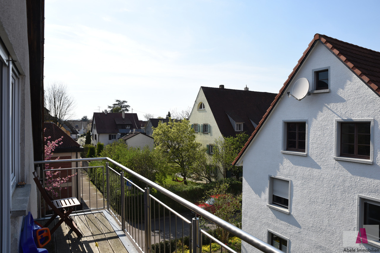 Balkon,Richtung Dorf