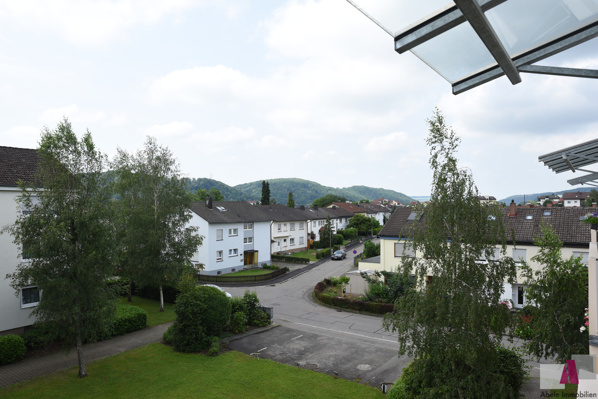 Blick vom Balkon