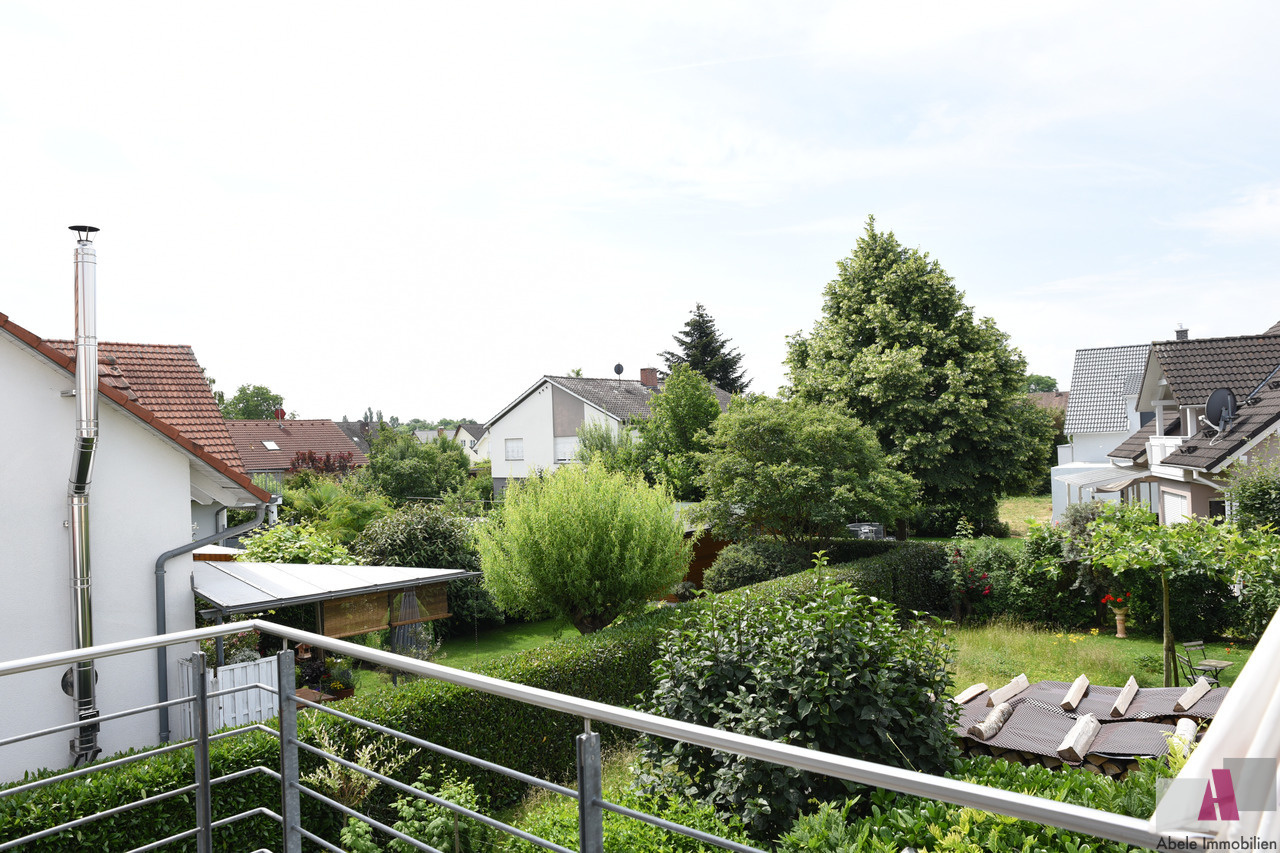 Blick vom Balkon