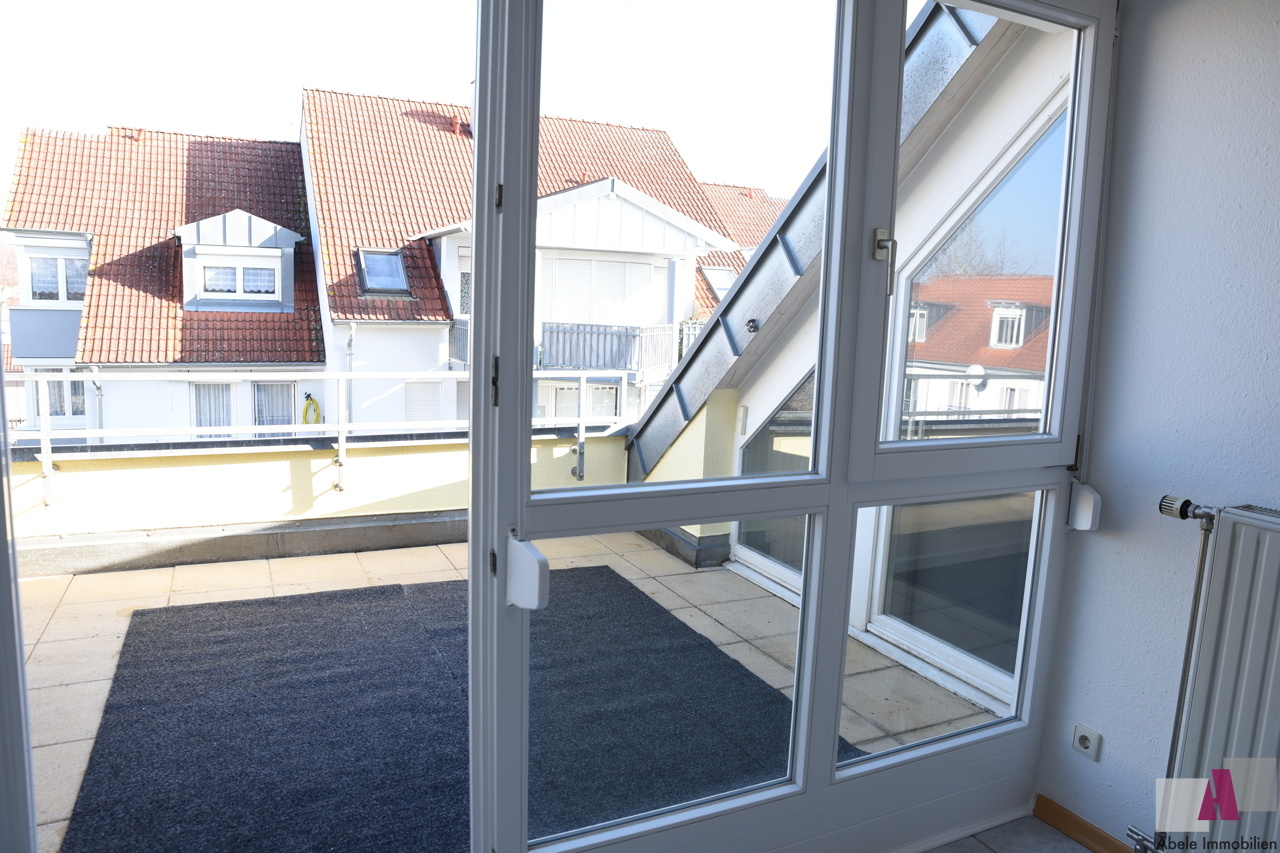Blick auf die Loggia