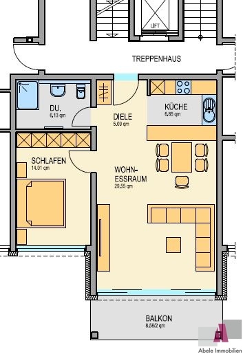 Grundriss Whg. 2-5
