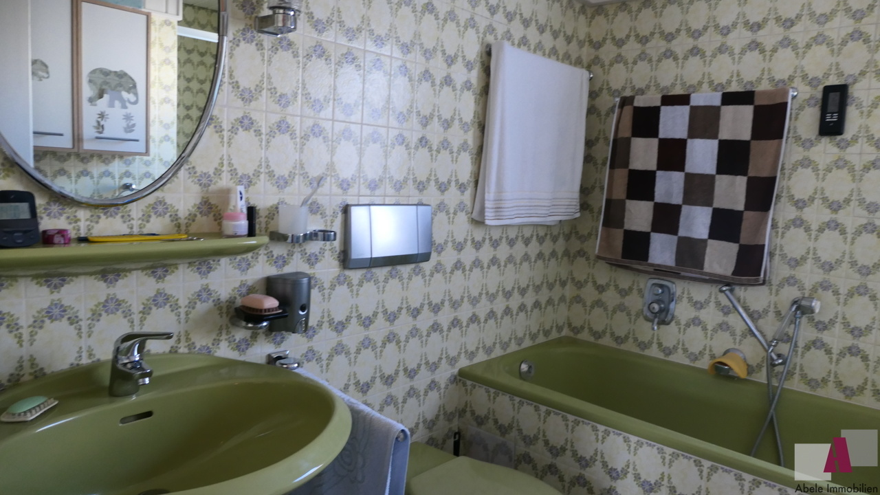Badezimmer im Retrostil