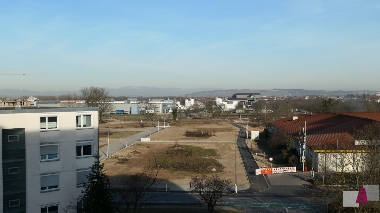 Blick vom Balkon