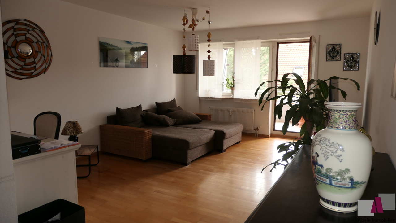 Blick zum Wohnbereich