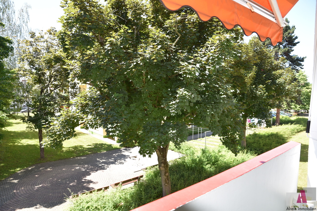 Blick vom Balkon