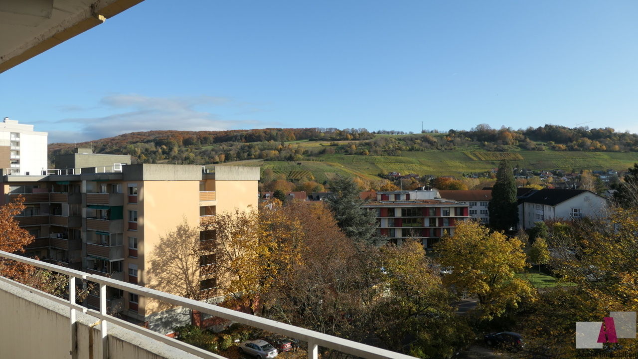 Blick vom Balkon
