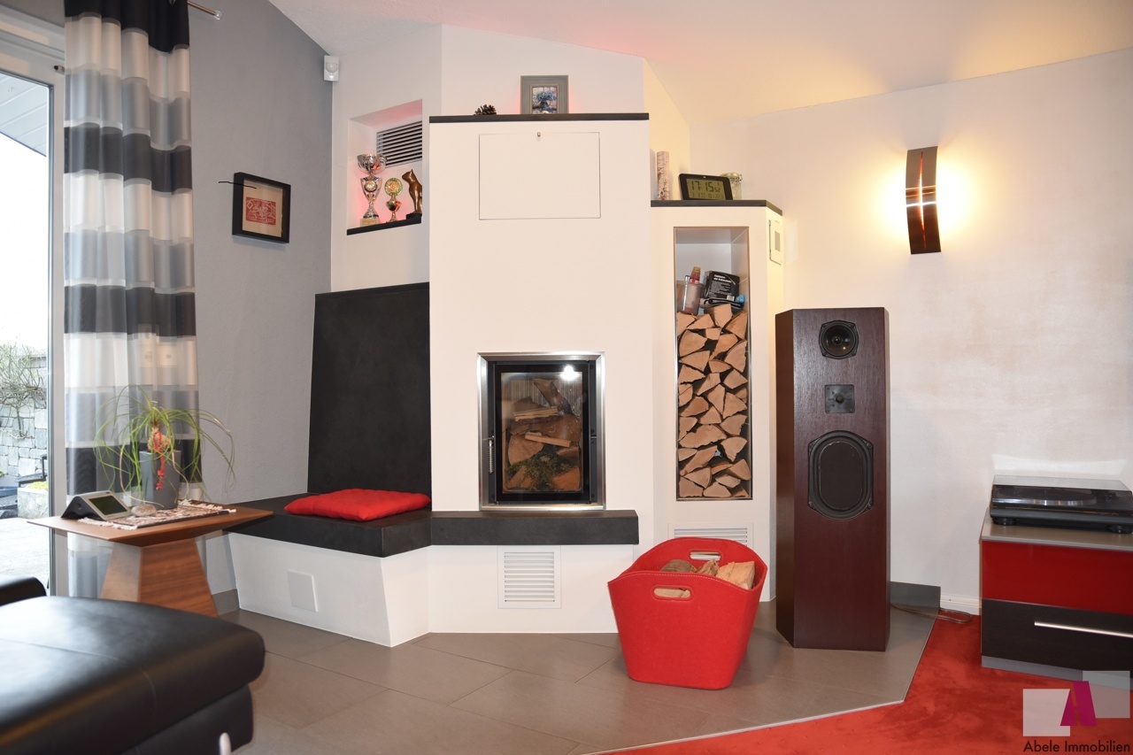 Kamin im Wohnzimmer