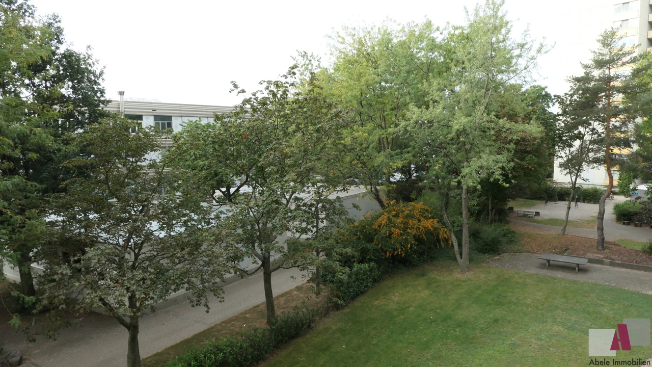 Blick vom Balkon