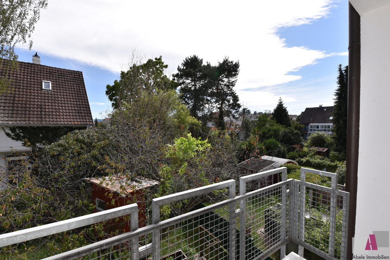 Aussicht vom Balkon