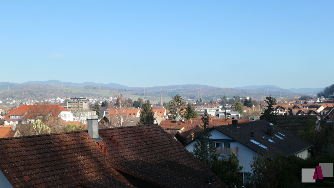 Schöne Aussicht vom Balkon